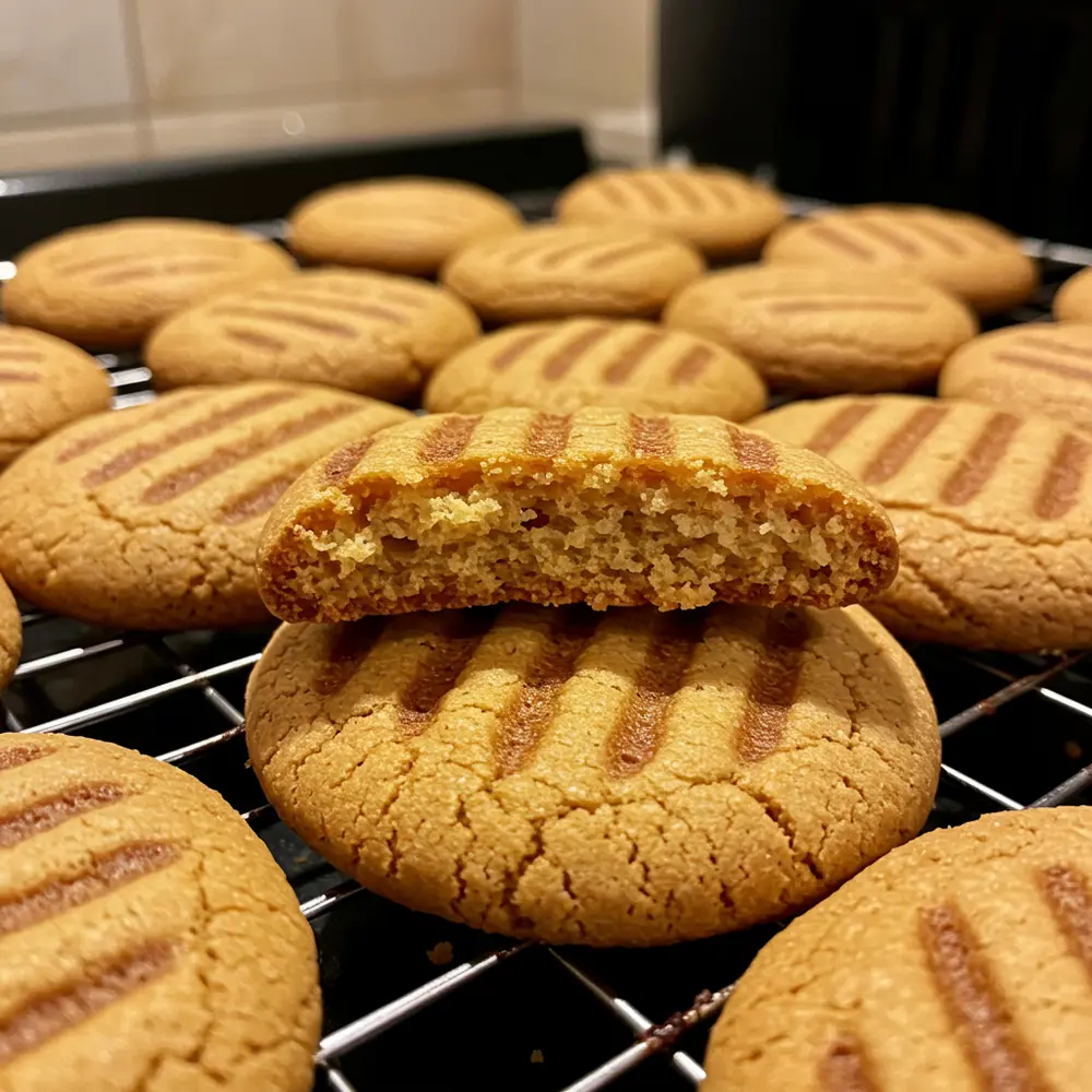Air Fry Cookie Dough: How to Bake the Perfect Cookie in Your Air Fryer 7 Two air fryer cookies sandwiching vanilla ice cream, rolled in mini chocolate chips