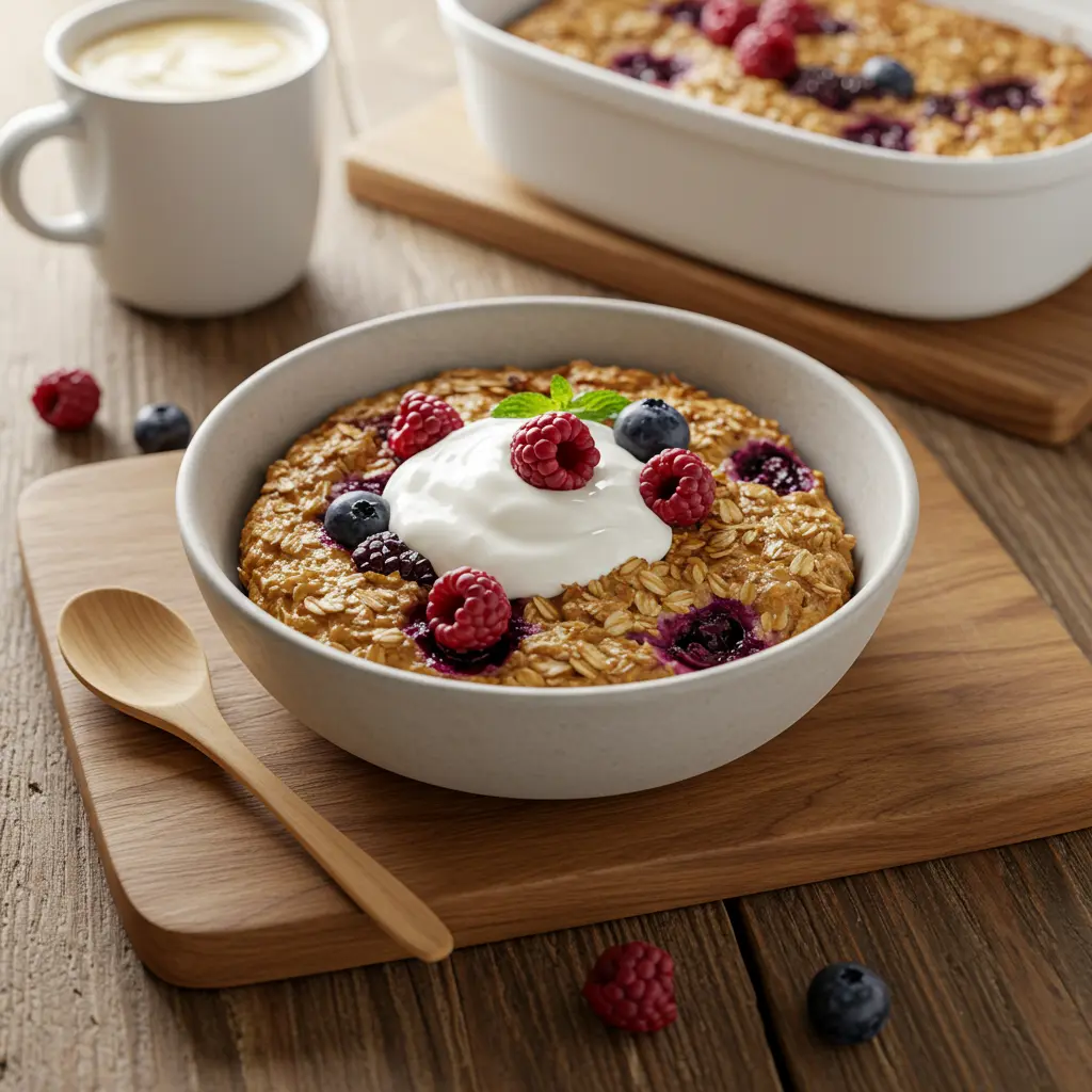 Air Fryer Baked Oats: 7 Genius Recipes for Quick & Healthy Breakfasts 7 served air fryer baked oats