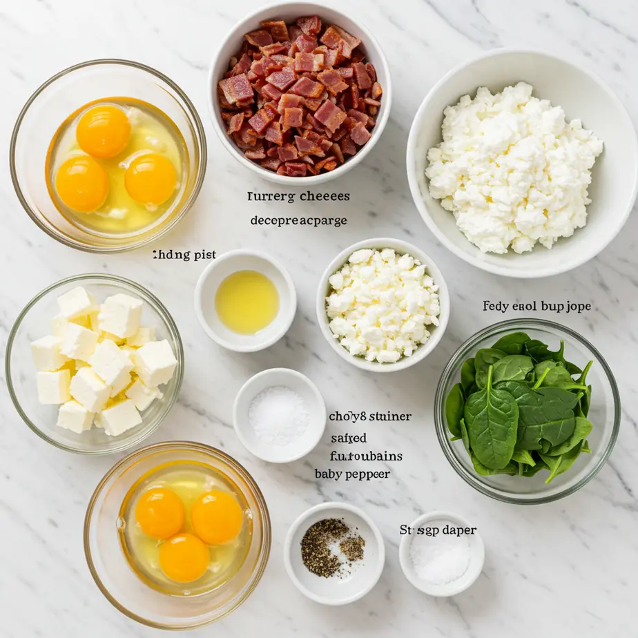 Air Fryer Egg Bites – Irresistibly Moist, Healthy, Protein-Packed! 6 air-fryer-egg-bites-ingredients