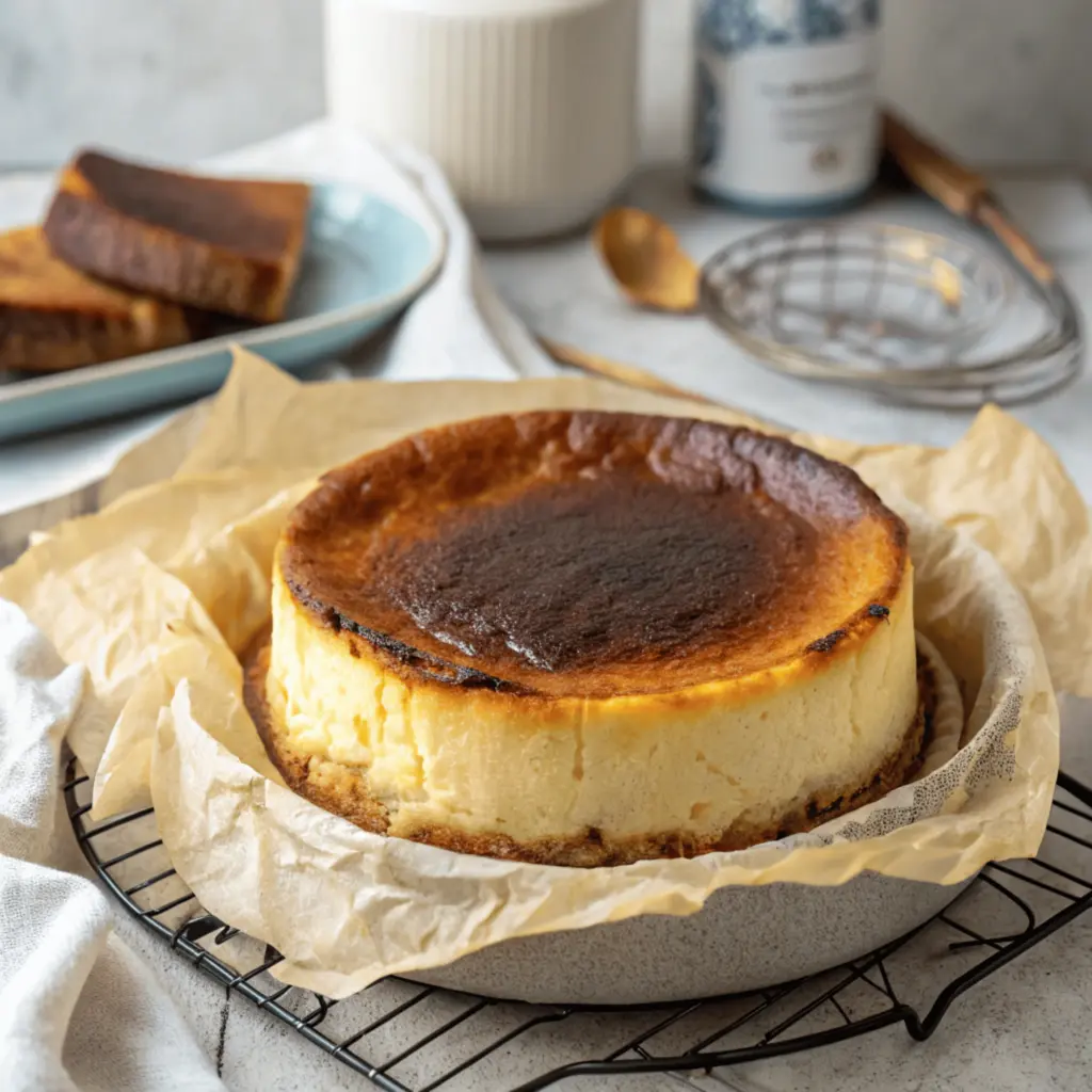 Air Fryer Basque Cheesecake air-fryer-basque-cheesecake
