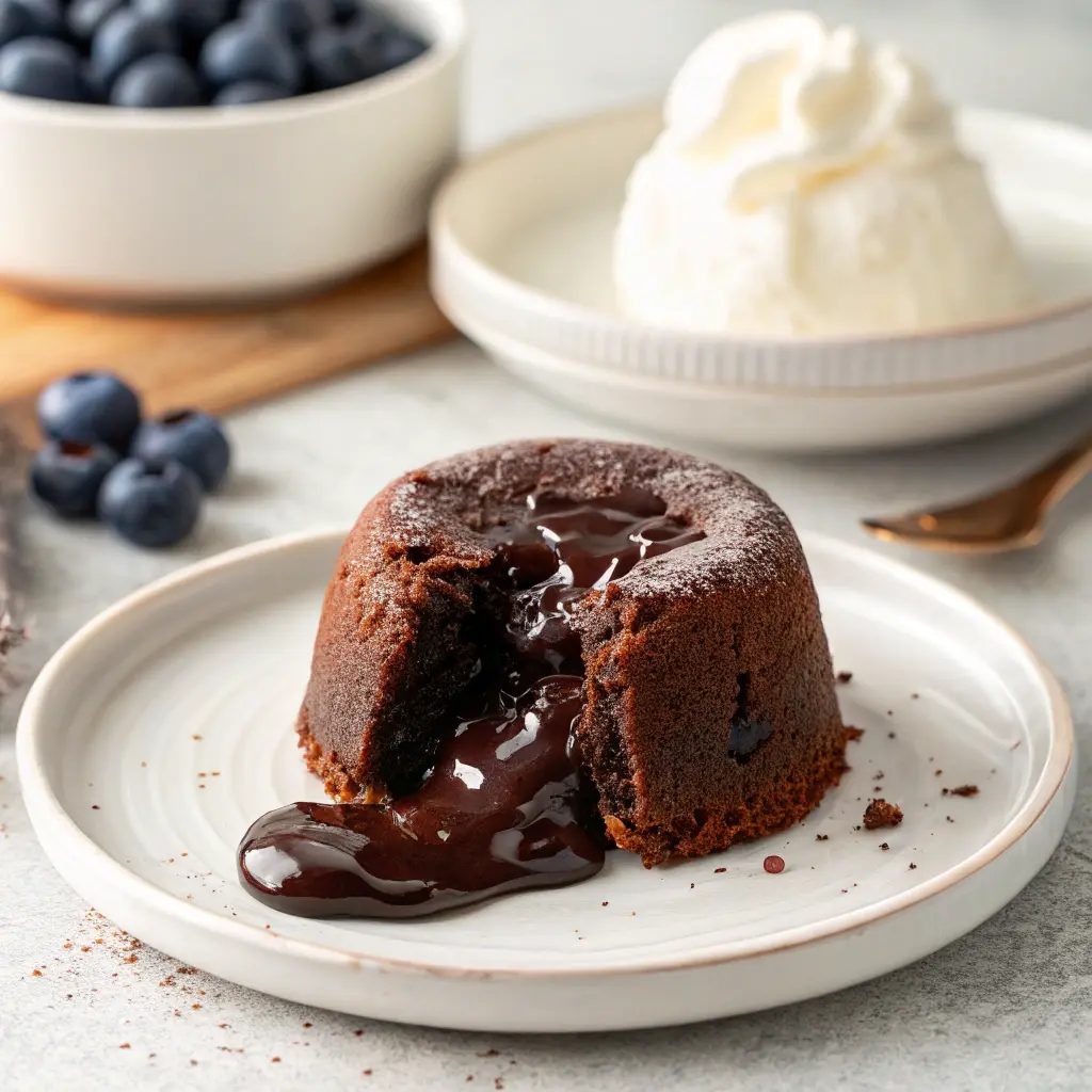 Air Fryer Lava Cakes Air fryer lava cakes with molten chocolate center