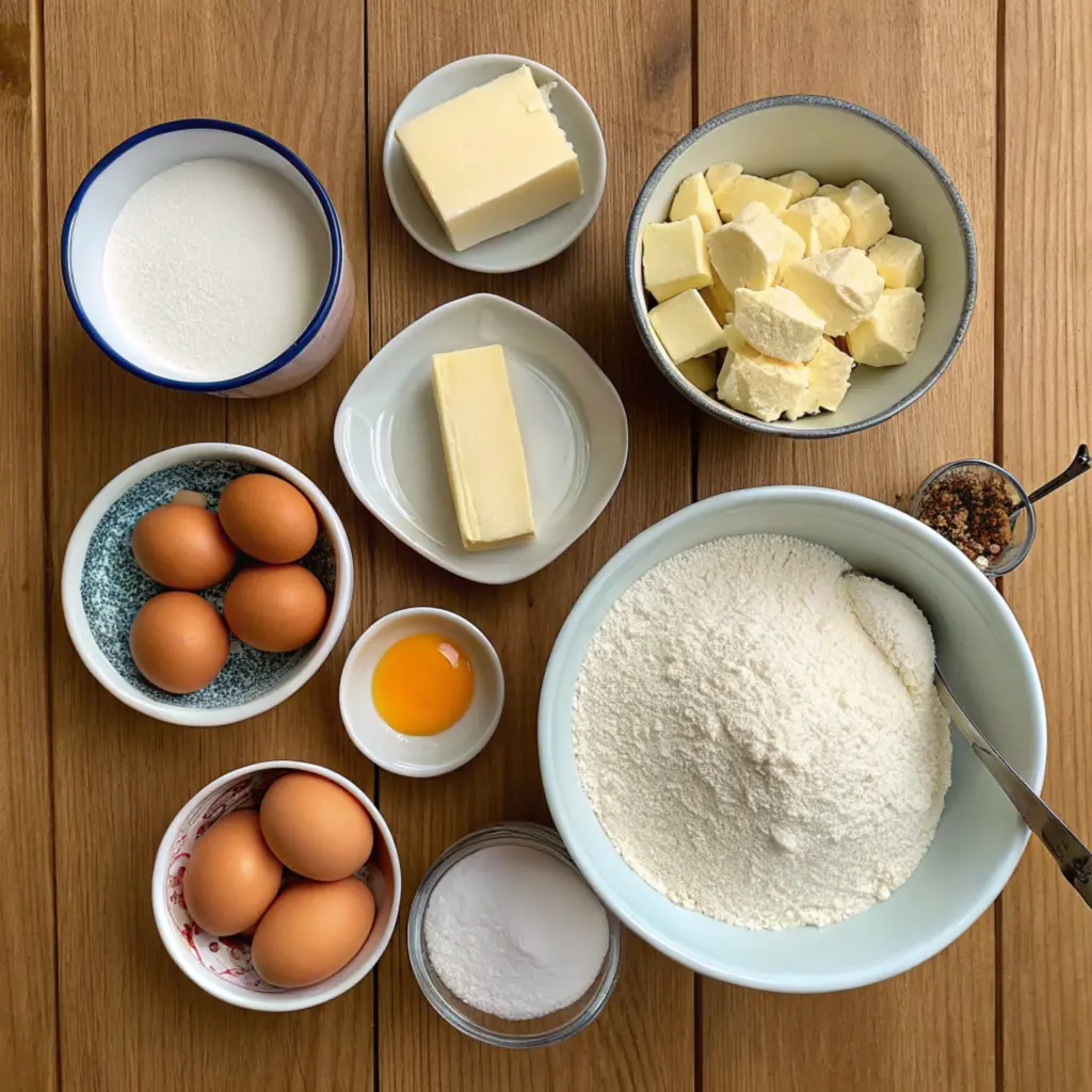Ingredients for air fryer vanilla cake