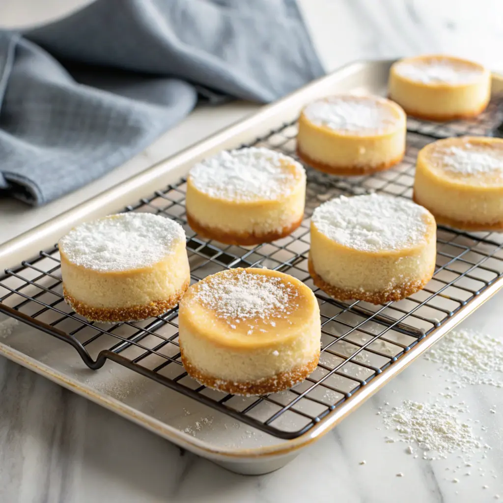 Air‑Fryer Mini Cheesecakes