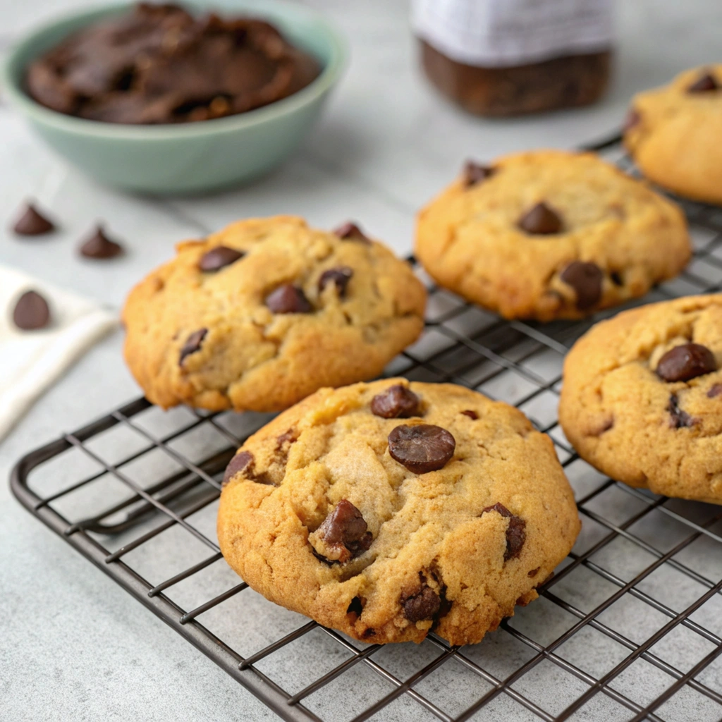 7-Minute Air Fryer Cookies Recipe card image for 7-Minute Air Fryer Cookies