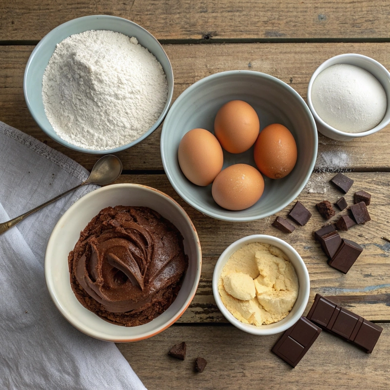 3 Ingredient Airfryer Chocolate Cake Ingredients for 3 Ingredient Airfryer Chocolate Cake