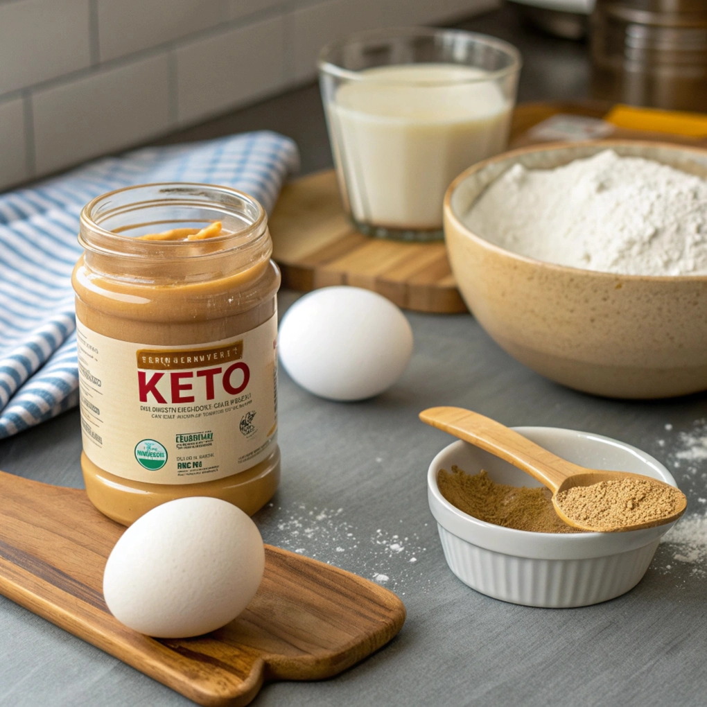 Air Fryer Keto Peanut Butter Cookies Ingredients for air fryer keto peanut butter cookies