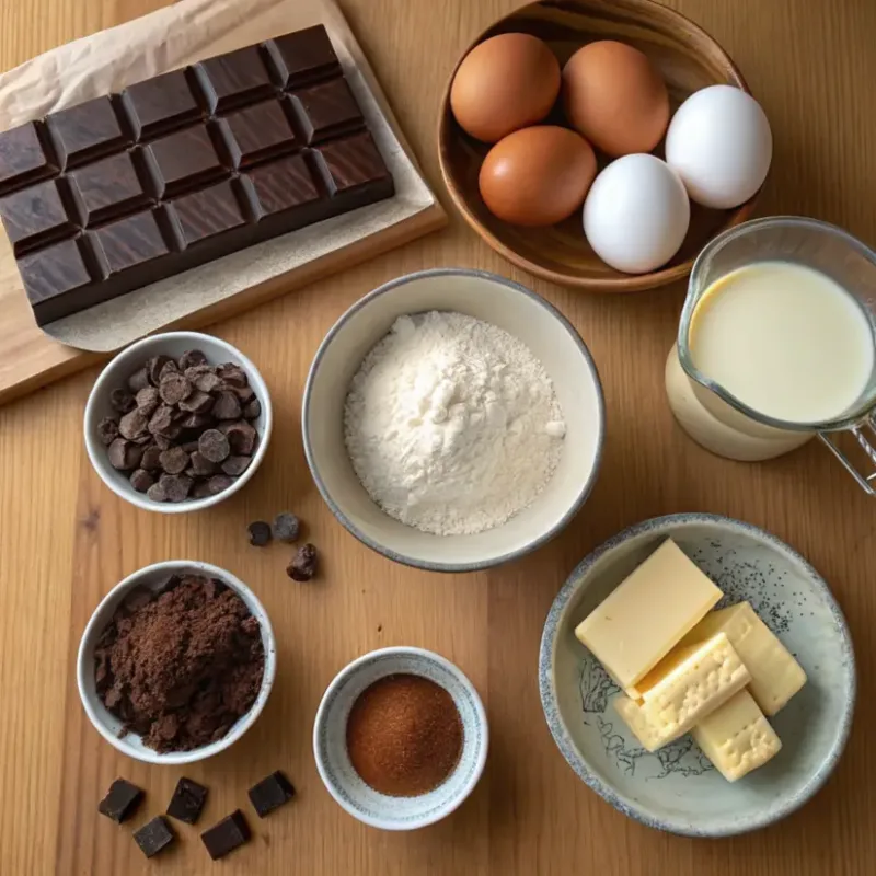air fryer chocolate donuts “Ingredients for air fryer chocolate donuts”
