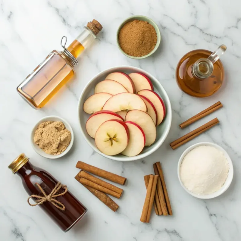 air fryer apples Ingredients for Air Fryer Apples
