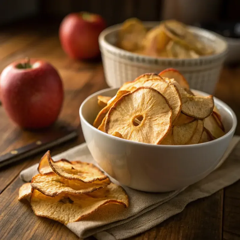 air fryer apple chips “Cooking air fryer apple chips”