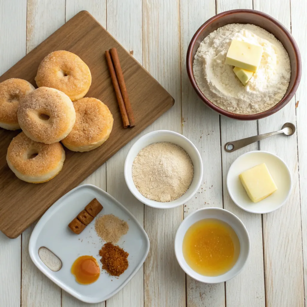 cinnamon sugar air fryer donuts Air fryer donut ingredients