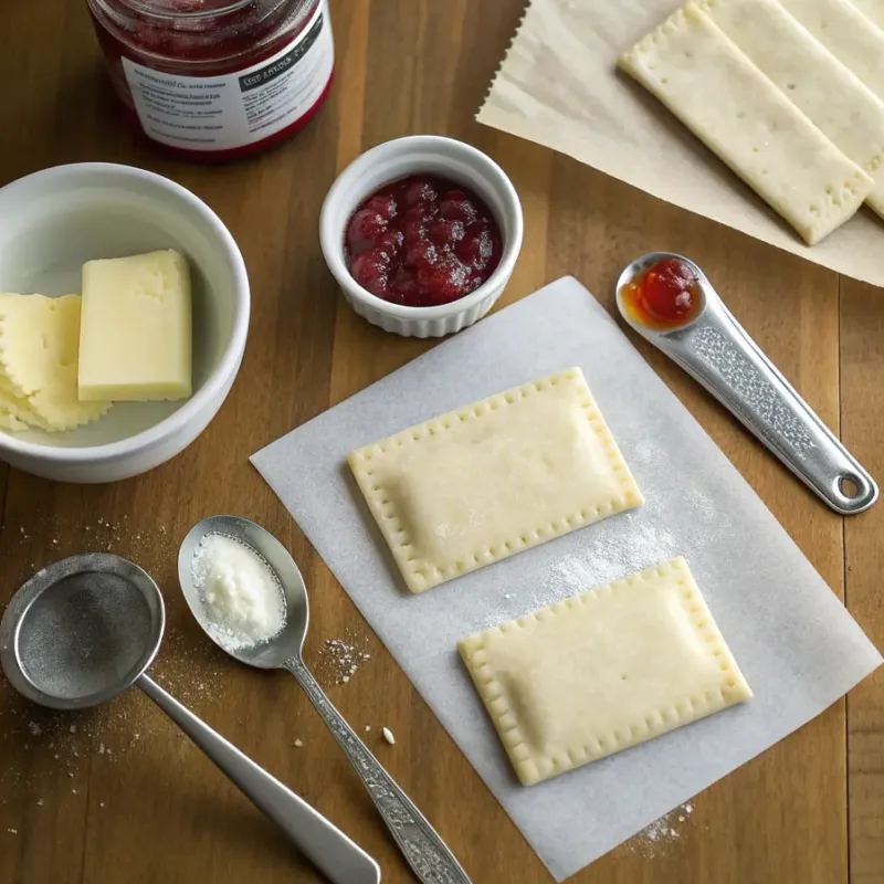 air fryer pop tarts Air fryer Pop Tarts ingredients setup