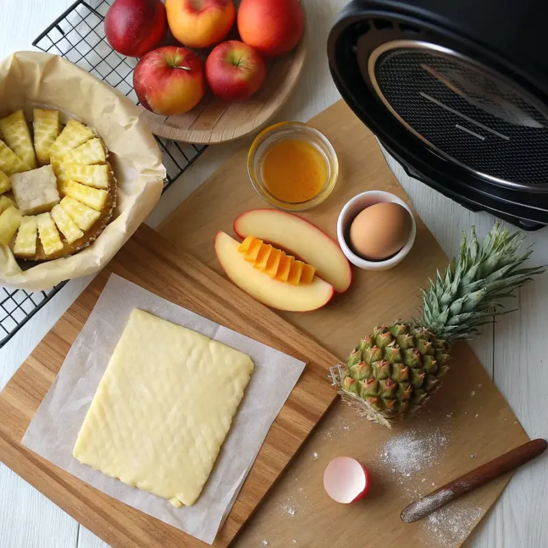 Fryer Upside Down Tart “Ingredients for air fryer upside down tart”