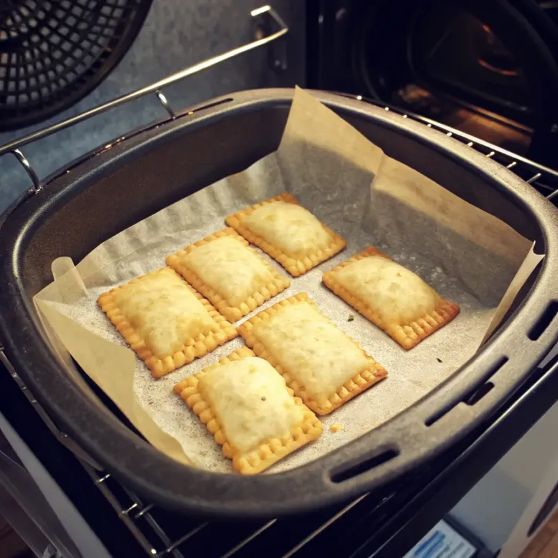 air fryer pop tarts Pop Tarts cooking in air fryer