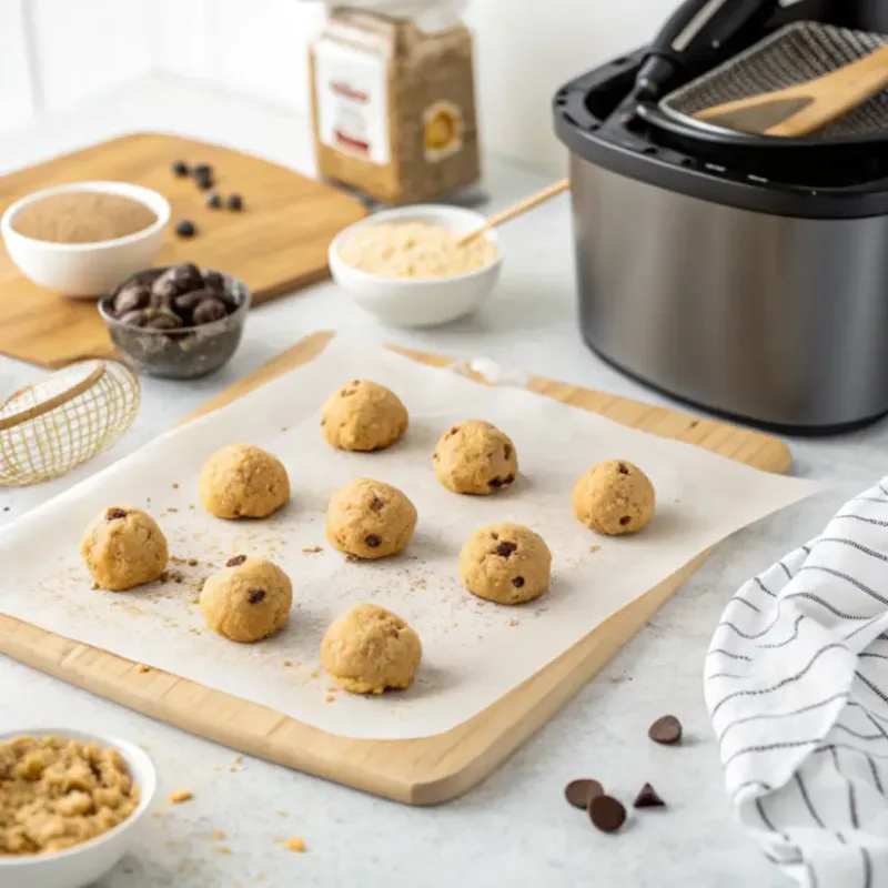 vegan cookie dough balls