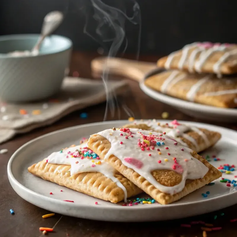 air fryer pop tarts Served air fryer Pop Tarts with icing