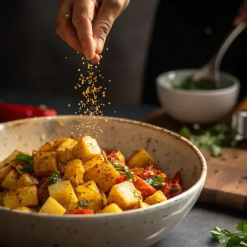 air fryer potatoes cubes seasoning air fryer potatoes cubes