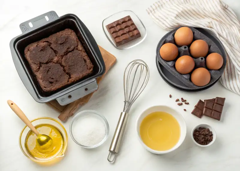 Air Fryer Boxed Brownies Ingredients for Air Fryer Boxed Brownies