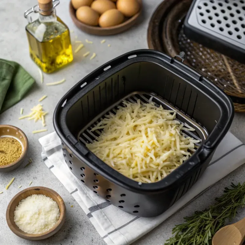 Air fryer hashbrowns ingredients