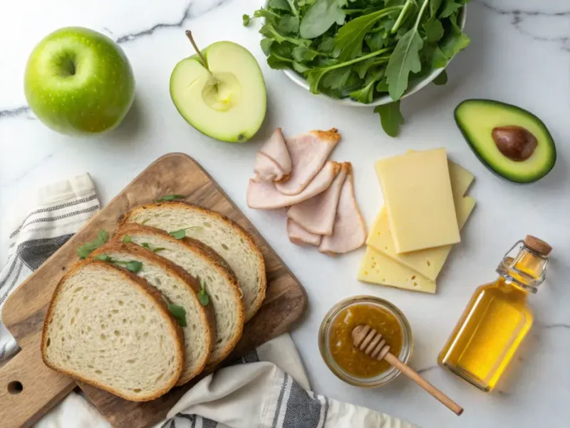Air Fryer Sandwich “ingredients for air fryer sandwich turkey brie apple”