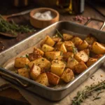 crispy potatoes in oven crispy potatoes in oven on baking sheet