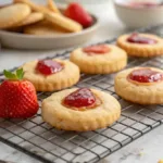 air fryer strawberry cookies Air Fryer Strawberry Cookies Close-Up