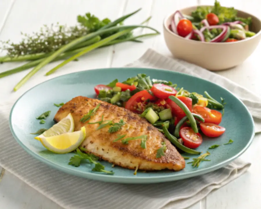 air fryer tilapia serving