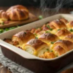 croissant breakfast casserole croissant breakfast casserole baked golden