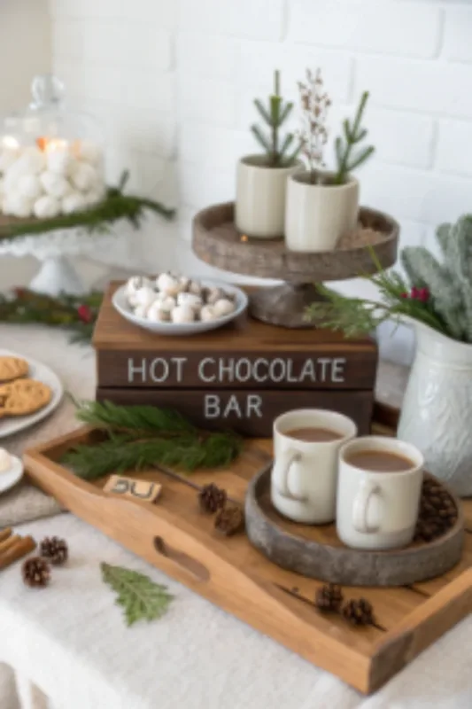 hot chocolate bar family friendly hot chocolate bar setup