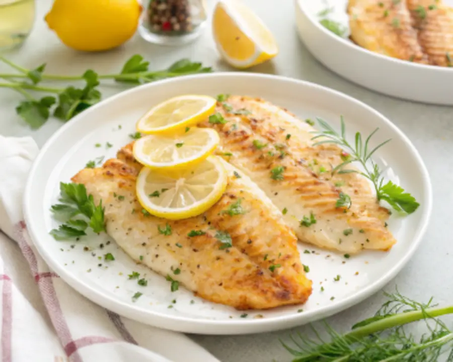 tilapia cooking in air fryer