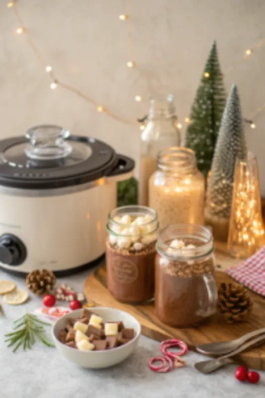 hot chocolate bar themed hot chocolate bar with rustic decor