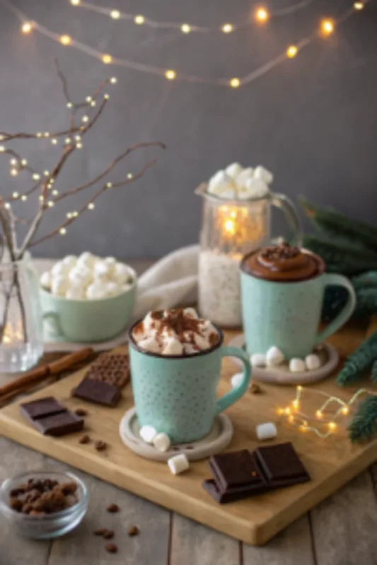 hot chocolate bar hot chocolate bar toppings displayed in jars
