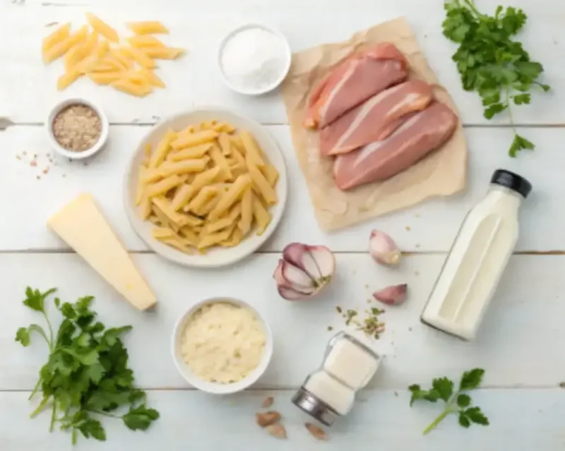 Chicken bacon ranch pasta Chicken bacon ranch pasta