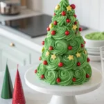 christmas tree cake christmas tree cake with buttercream frosting holiday dessert
