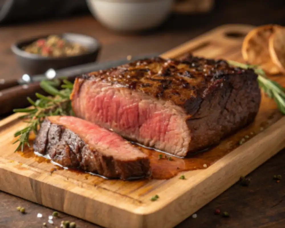Air Fryer Steak Juicy air fryer steak with seared crust
