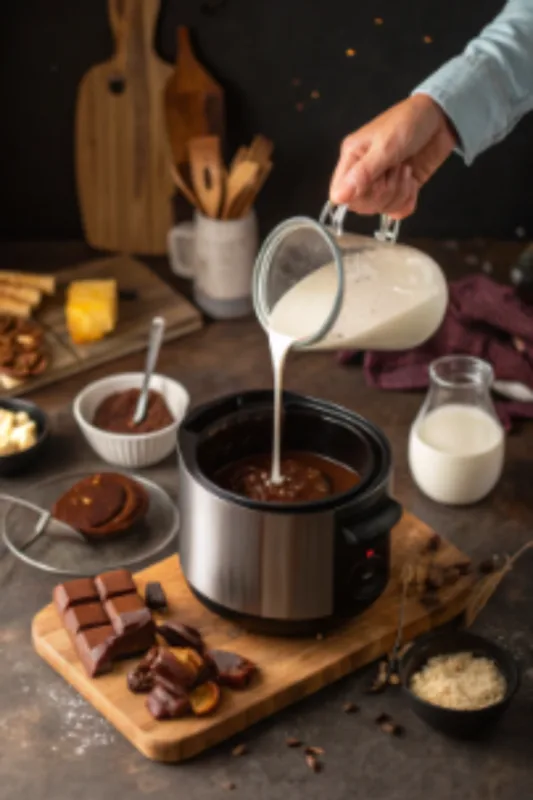 serving air fryer hot chocolate
