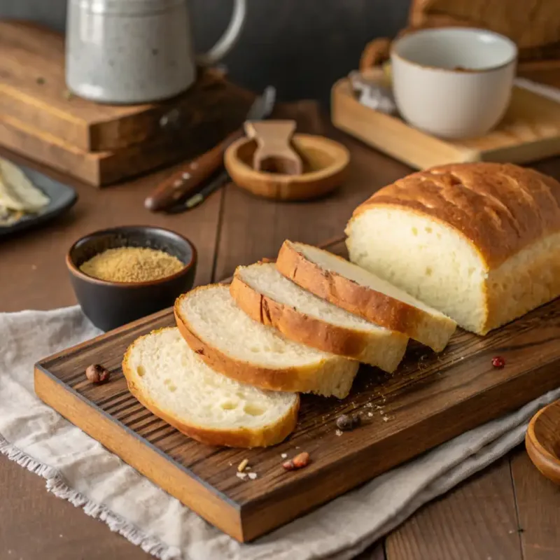 air fryer bread sliced air fryer bread ready to serve