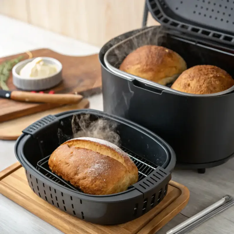 air fryer bread air fryer bread baking evenly
