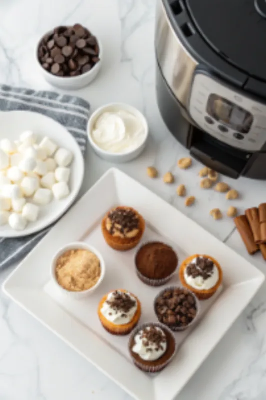 hot chocolate bar toppings air fryer
