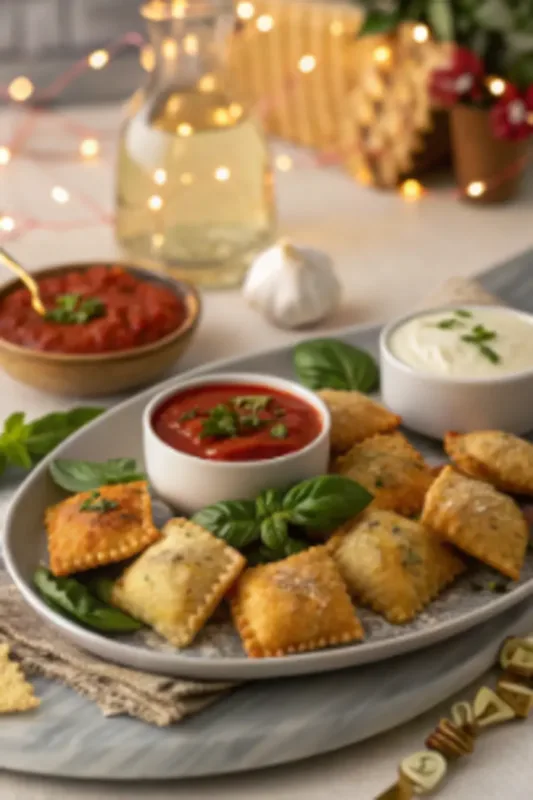 air fryer toasted ravioli Air fryer toasted ravioli appetizer platter