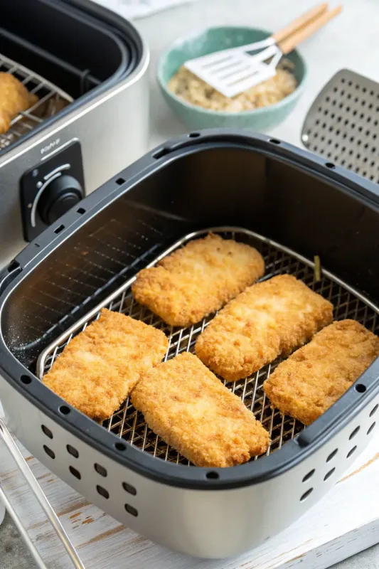 air fryer cod recipes dinner plate