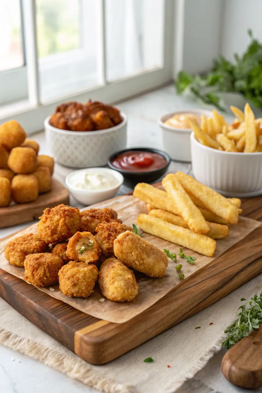 crispy air fryer snack with golden texture and crunchy coating