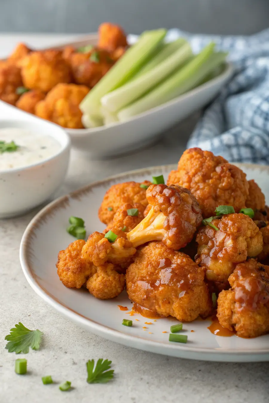 Air Fryer Buffalo Cauliflower Air Fryer Buffalo Cauliflower