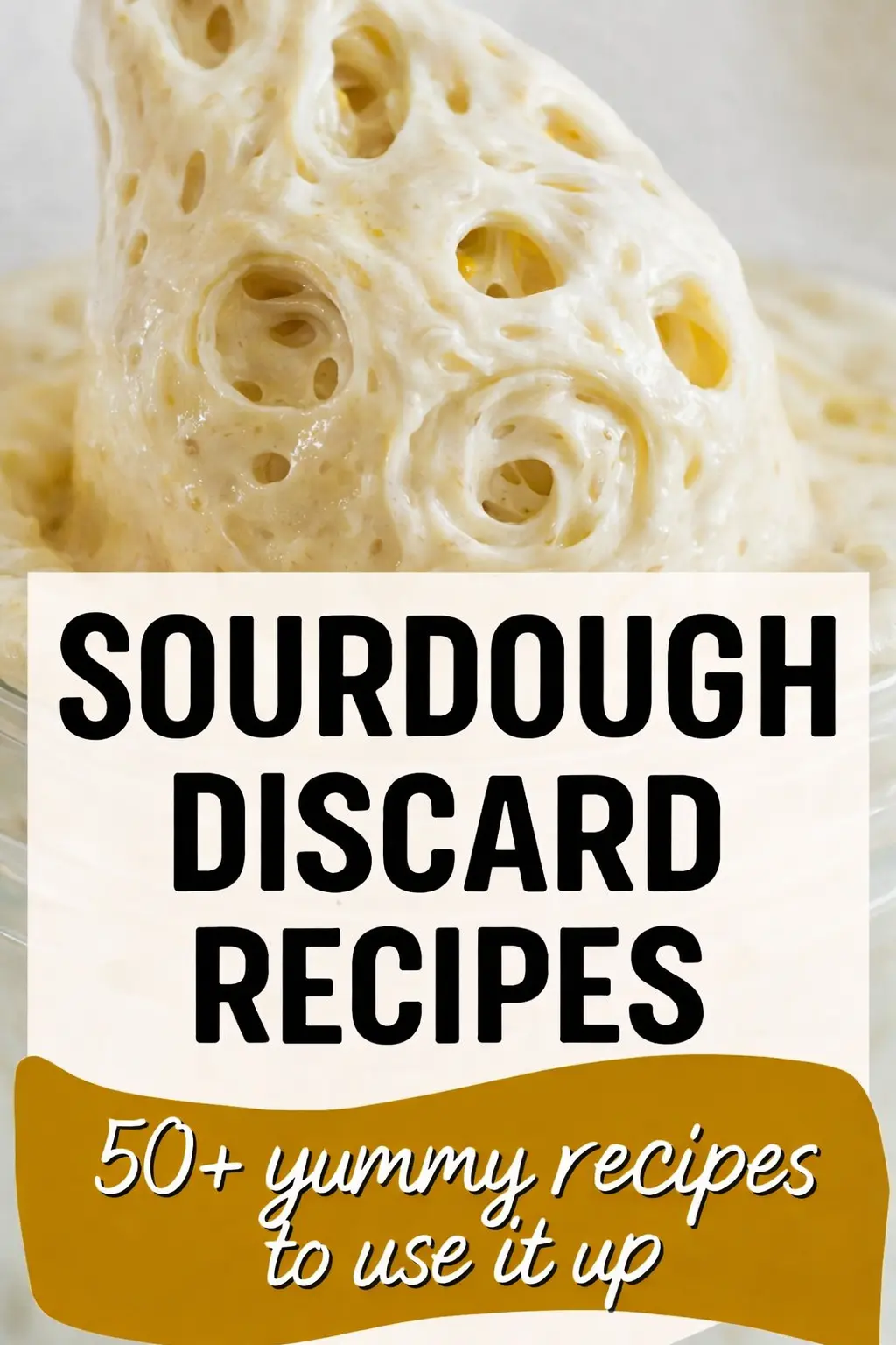 Sourdough Discard Recipes Stack of sourdough discard pancakes with syrup and butter