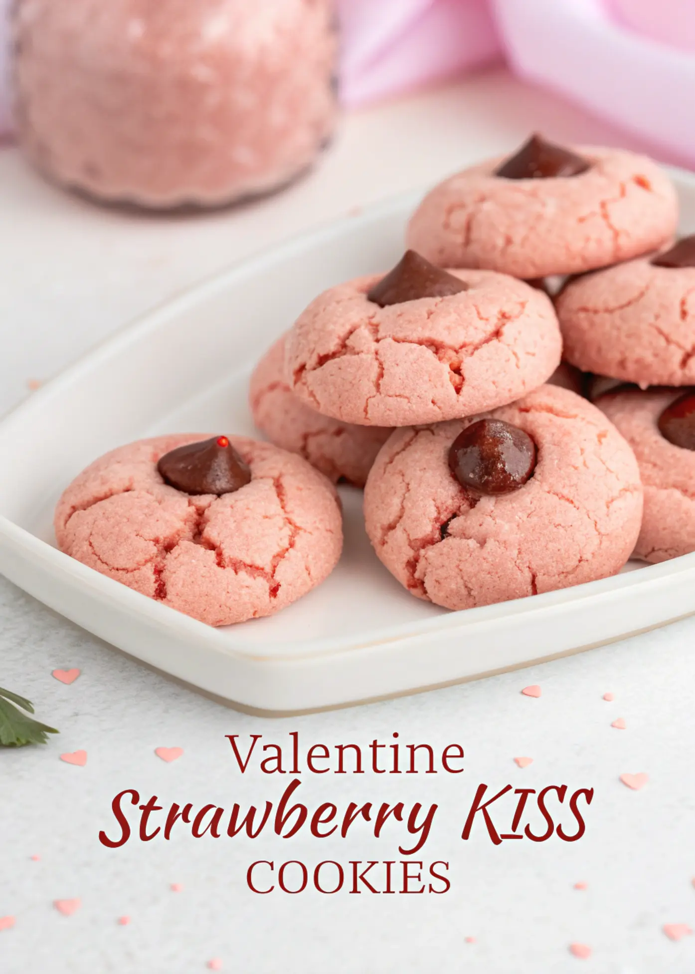Strawberry Kiss Cookies Recipe