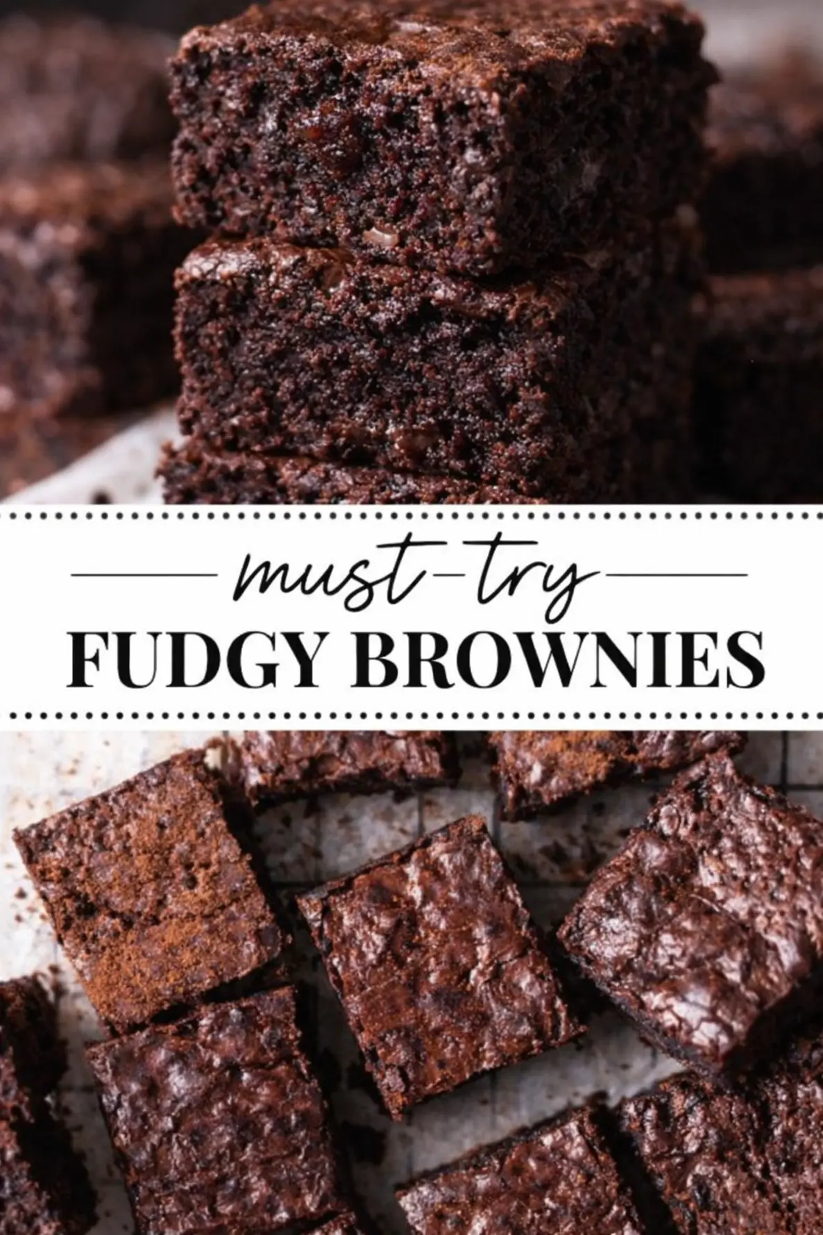 Fudgy Brownies Fudgy Brownies – Rich, Moist & Perfect