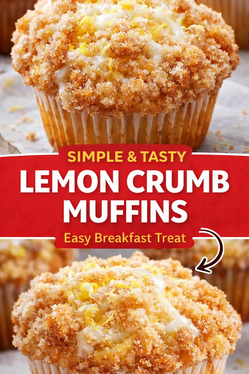 Lemon Crumb Muffins Recipe
