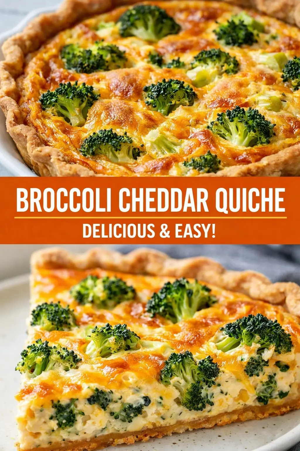 Broccoli Cheddar Quiche Broccoli Cheddar Quiche
