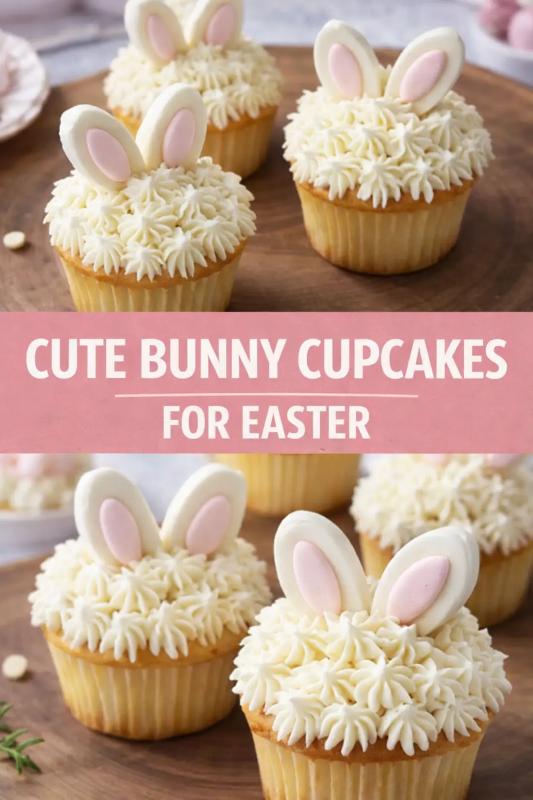 Easter Bunny Cupcakes Easter Bunny Cupcakes