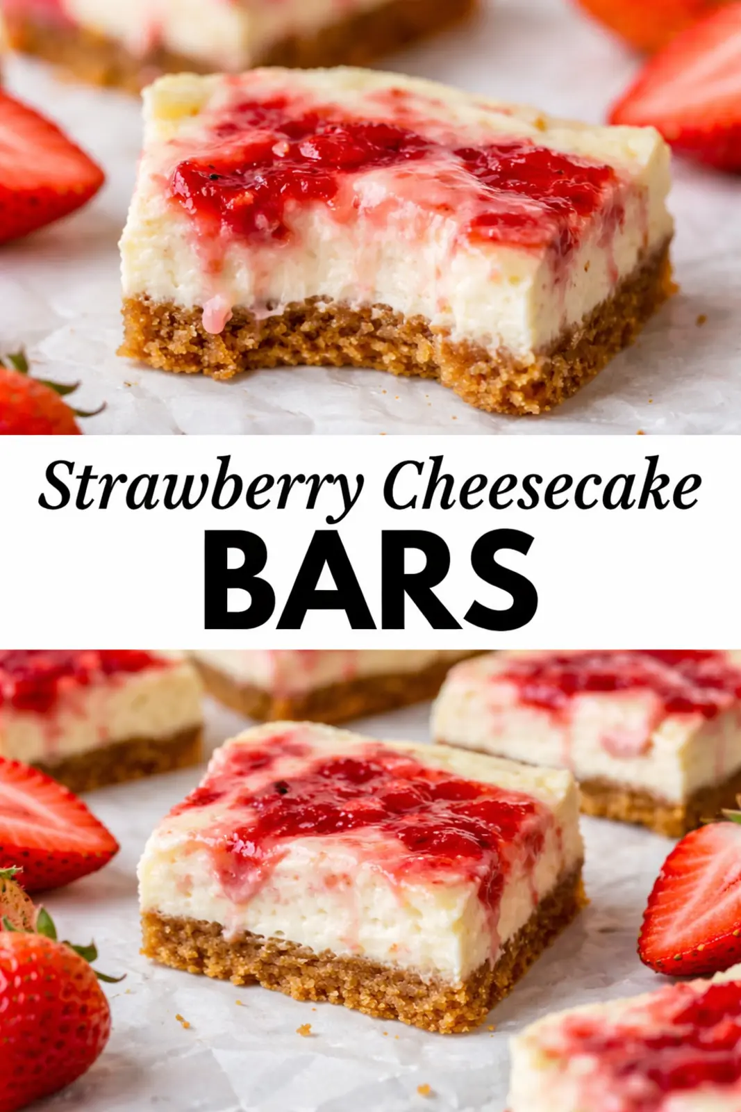 Strawberry Cheesecake Bars Strawberry Cheesecake Bars