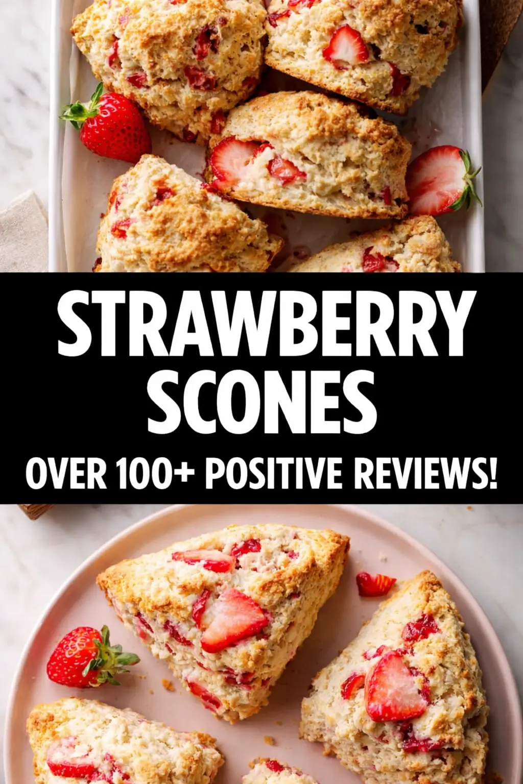 strawberry scones Strawberry Scones:
